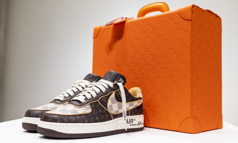 Virgil Abloh Nike x Louis Vuitton Air Force 1 Sneaker Auction Hits $25.3  Million - Bloomberg