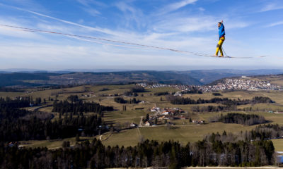 Record slackline Paulin