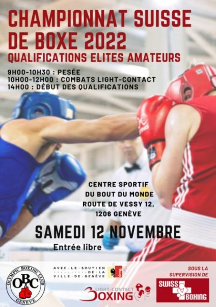 Championnat Boxe Suisse