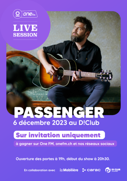 One FM Live Session Passenger 06.12.23