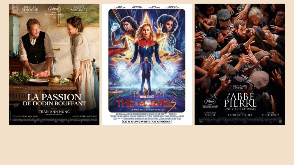 Sorties cinéma 08.11.23