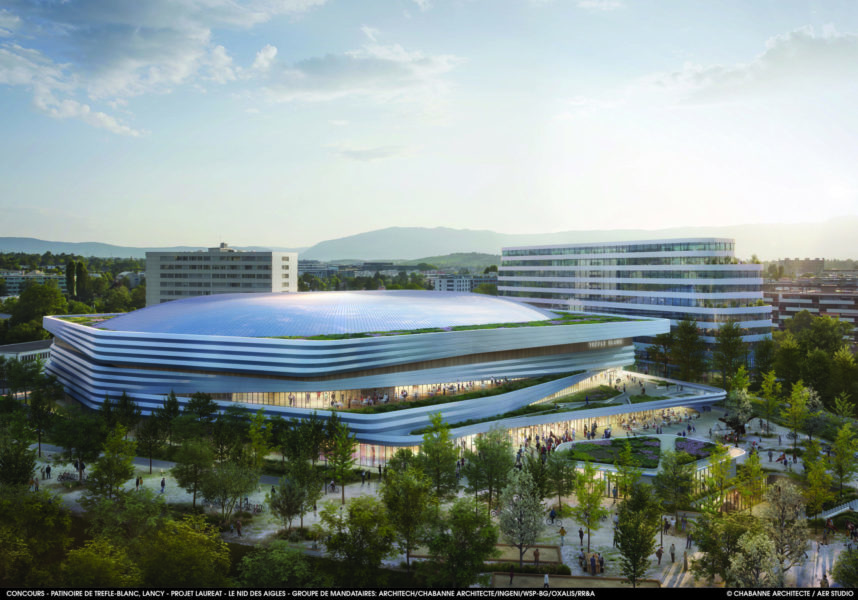 La maquette de la future patinoire de Trèfle-Blanc dévoilée!