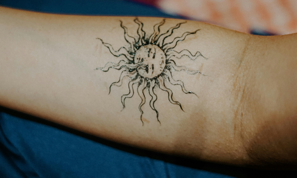 Tatouage soleil