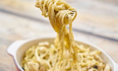 Plats pâtes crémeuses
