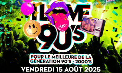 Ambiance festive à la soirée I Love 90’s au MAD Club de Lausanne