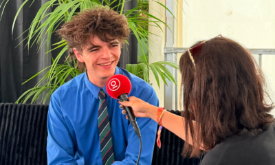 Sam Sauvage en interview avec Nur pour One FM avant son concert au Paléo Festival.