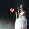 La chanteuse Solann en concert sur la scène Vega du Paléo Festival.