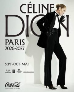 Céline Dion en concert à la Plénitude Arena de Paris